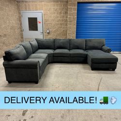 Gray Modular U Sectional Couch Sofa (DELIVERY AVAILABLE! 🚛💨)