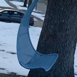 Outside chairs Swing blue