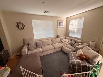 Thomasville 6 piece modular sectional