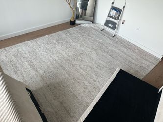9ft9in x7ft10in  beige rug