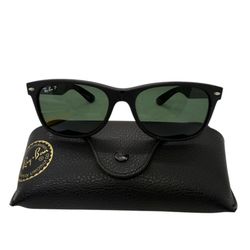 Ray Ban RB2132 New Wayfarer 622/58 55[]18 Black Matte Sunglasses