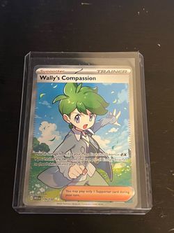 Wally's Compassion 176/132 Ultra Rare Mega Evolution Pokemon Card Trainer NM