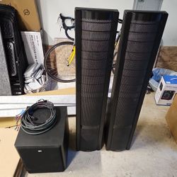Martin Logan Electrostatoc Speakers / Boston SuB 