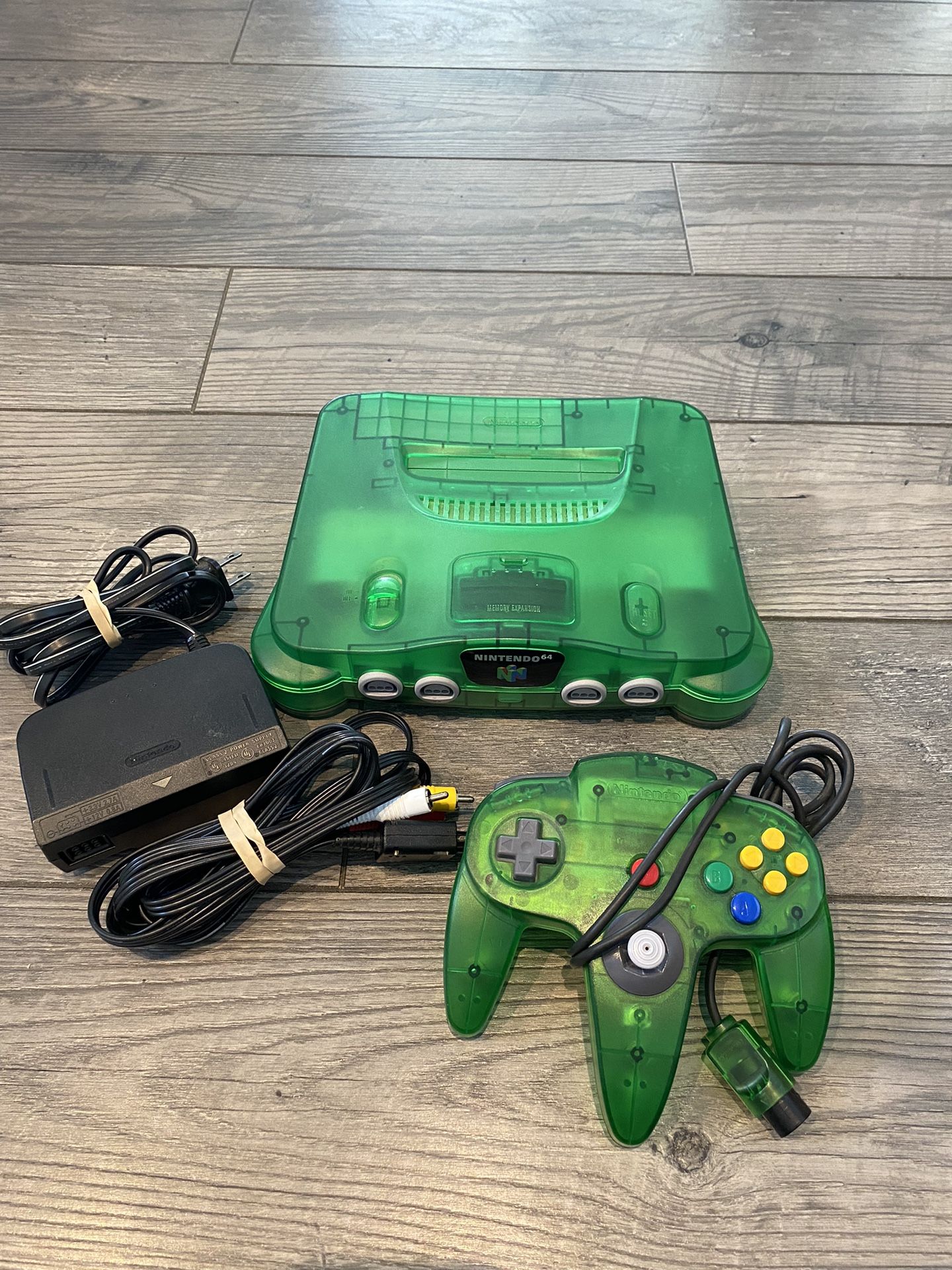 Nintendo 64 Green Console