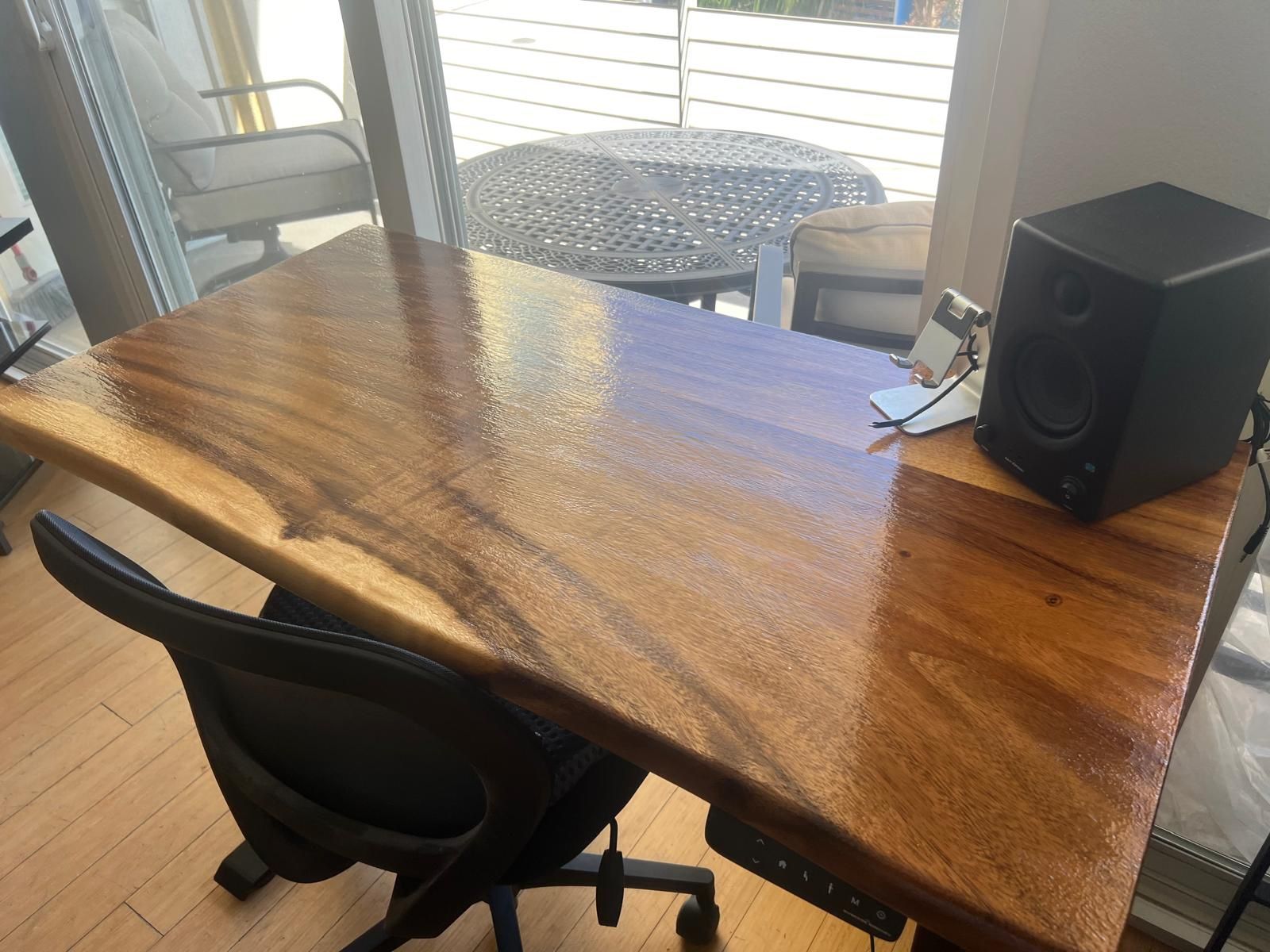 Beautiful Walnut Standing Desk