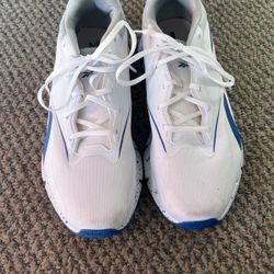 Reebok Sneakers, White/blue, Size 9 Mens