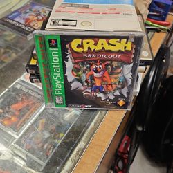 Crash Bandicoot (PlayStation 1, 1996) PS1 CIB