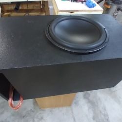 Custom Ported Enclosure With Subwoofer- Read Ad See Pictures 
