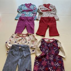 Girls Size 6-12 Month Tea Collection Clothing Bundle 