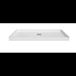 Shower Pan , 60 in. L x 30 in. W Single Threshold Alcove Shower Pan Base