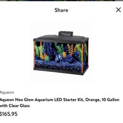 Aqueon Neo Glow 10G Aquarium Starter Kit