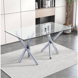 Glass Dining Table 