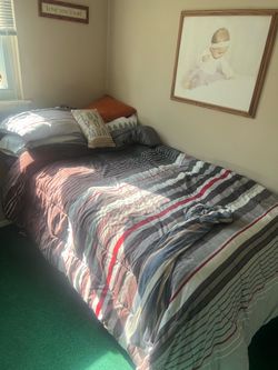 New mattress and bed frame