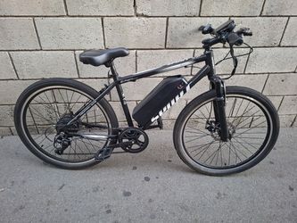 Electric Mountain Bike Black E-Bike