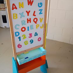 Kids Alphabet & Numbers Board .Some Missing Clean 