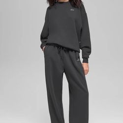 Alo Yoga Accolade Sweatpant Anthracite Grey XXS 