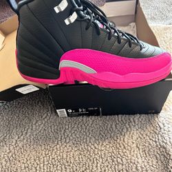 Deadly Pink Jordan 12 Size 9