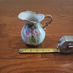 Handpainted Cheffon China Pitcher