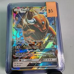 Tauros GX #100/149 Ultra Rare – Sun & Moon, Like New