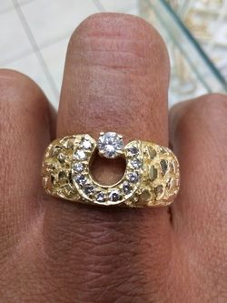 14k Gold Ring 13.7 grams .50 ct Diamonds