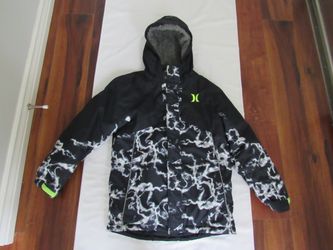 Boys Youth 10/12 Snowboard Ski Jacket, Hurley