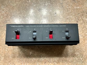 Realistic (Radio Shack) High Power Stereo Speaker Control Center