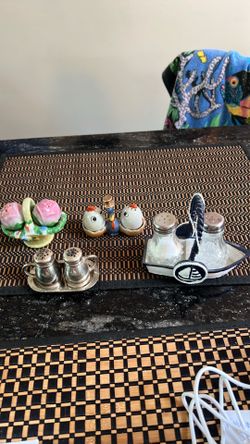 Vintage salt and pepper shakers