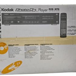 NEW IN BOX: Kodak PCD 870 Photo CD Player **NEW** Open Box