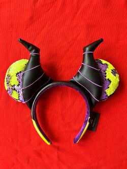 Disney Maleficent Minnie Mouse Ears Headband