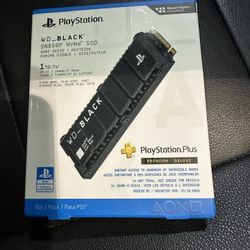 New Sony PlayStation five1 terabyte external hard drive