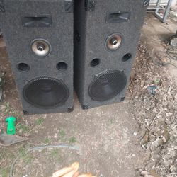 Dj Speakers/club Speakers Set With Box