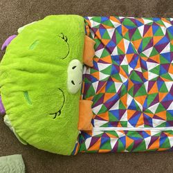 Happy Napper sleeping bag Kids folds up sleepover Bed