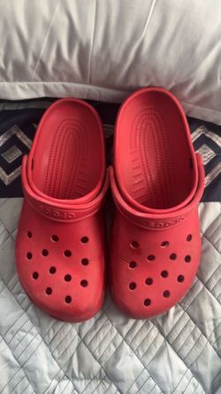 Red Crocs Size 9 Men’s Us 