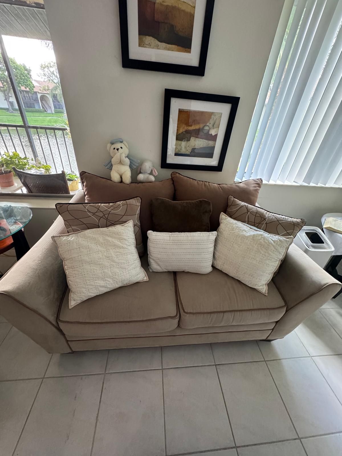 Two Couches And A Dinning Table