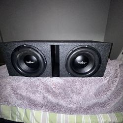 2 12” Ported Skar Audio Subwoofers Quick Connect 