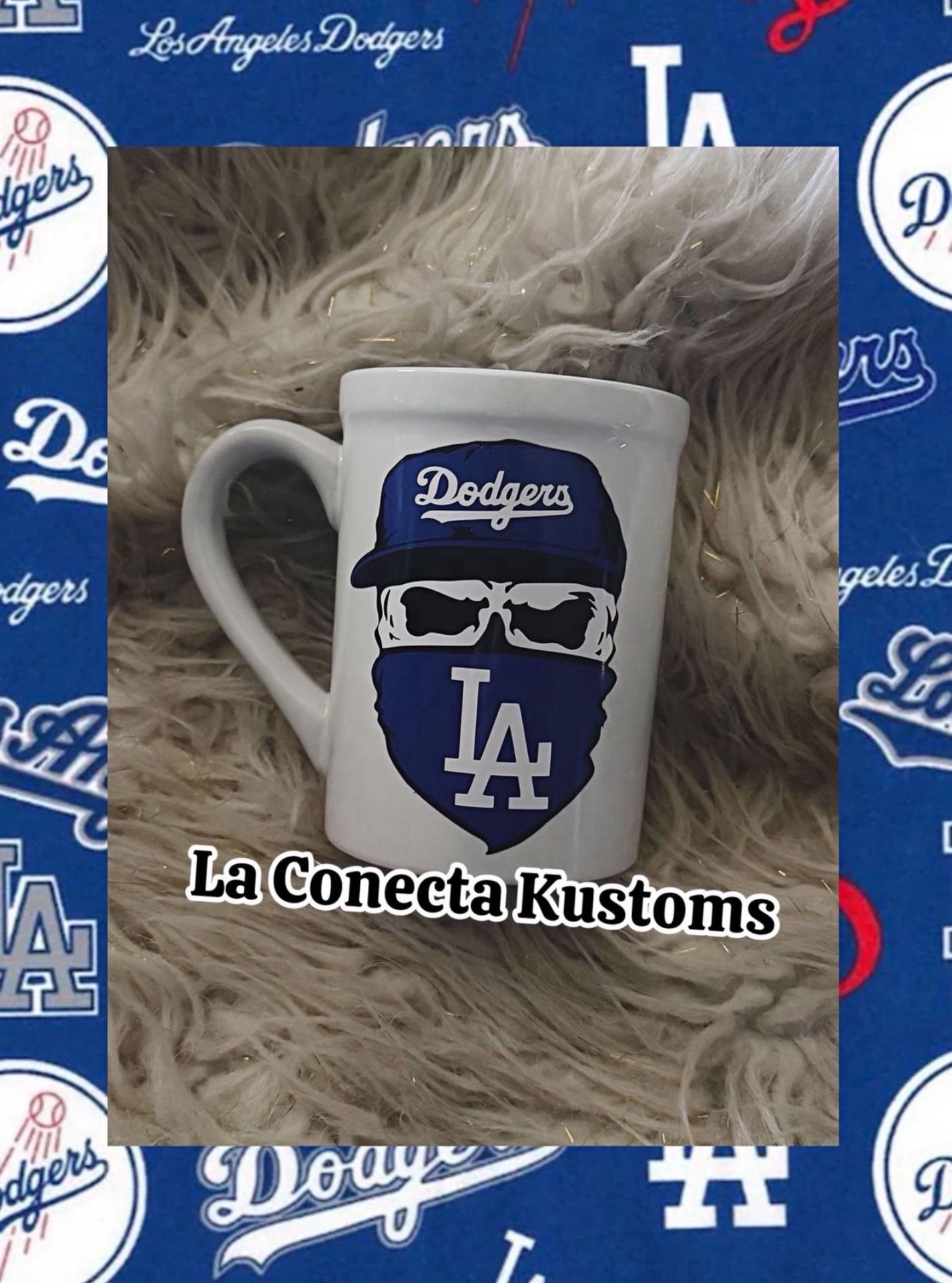 Brand New custom Los Angeles Dodgers coffee cup