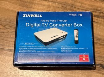 Zinwell Digital to Analog TV Converter Box