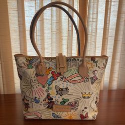 Dooney & Bourke Disneyland Sketch Tote Vintage