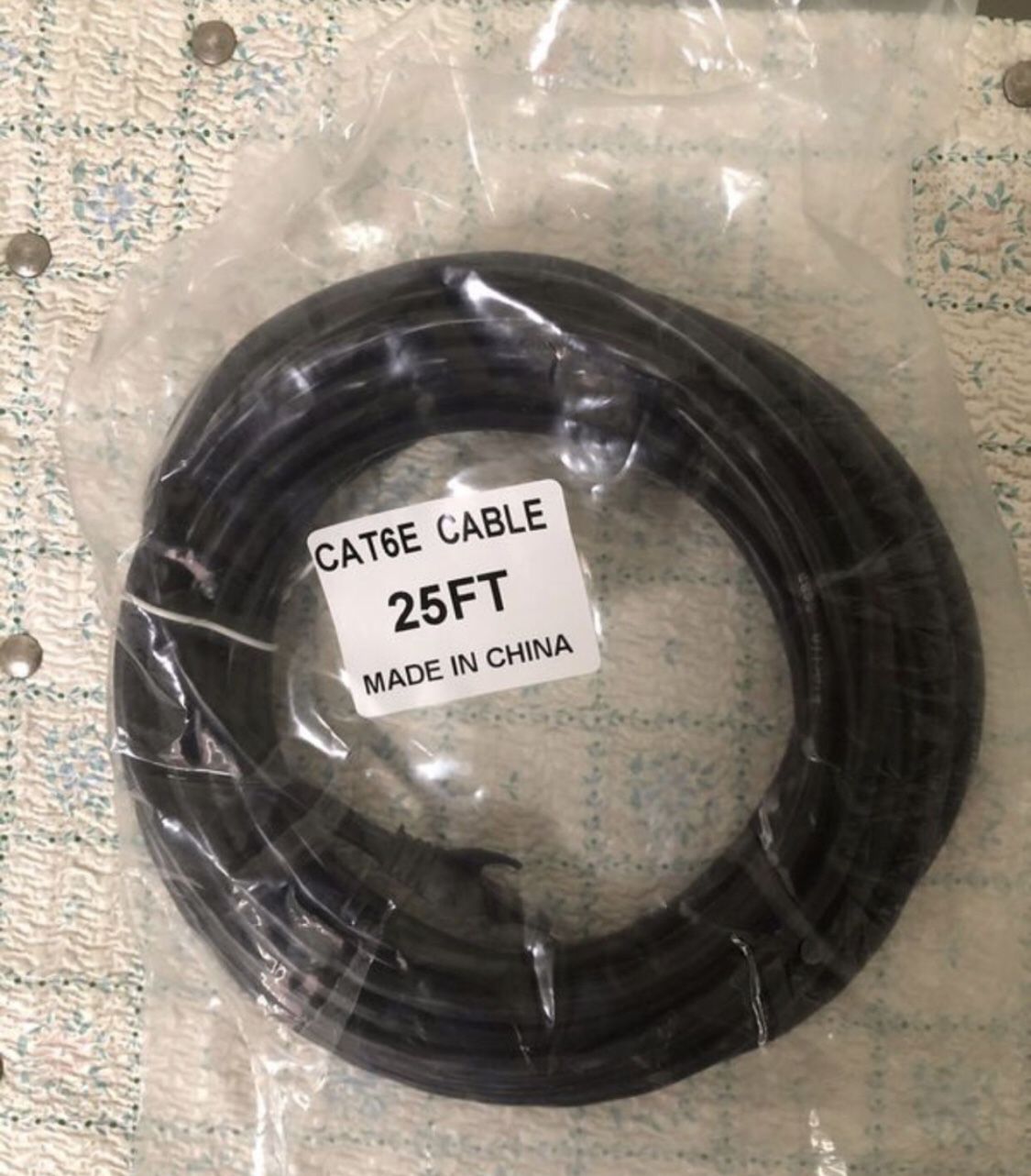 LINE 6, 25 ft CAT 6 Ethernet cable BRAND NEW for Line 6 FBV EXPRESS or MKII FOOT CONTROLLER, POD, 25 ft CAT, fender, guitar, bass, amp, computer rout