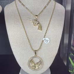 Gold plated necklace
