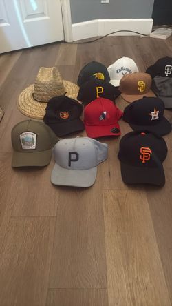Hat Sale! Mix Of Baseball, Hockey And Golf Hats