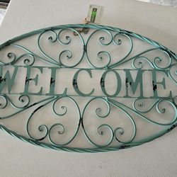 New welcome sign decor