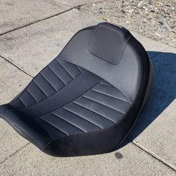 2024-2025 OEM Harley CVO Road Glide Black With Red Stitch Solo Seat