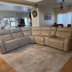 Leather Reclining Couch