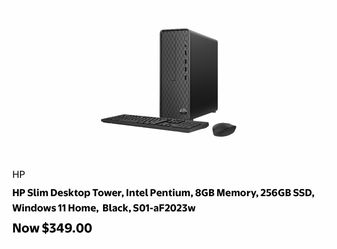 Hp Desktop with Monitor