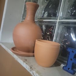 Clay Water Jug 