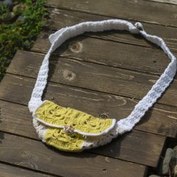 Granny Square Crocheted Crossbody Bag / Sling / Fanny Pack / Boho bag - Handmade and one of a kind!