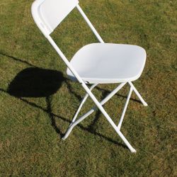 White Folding Chair