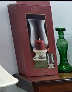 Lenox Holiday Hurricane Candle Holders