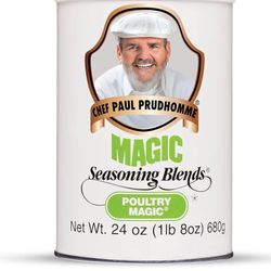 Chef Paul Magic Seasonings Blends Poultry Magic Seasoning | MSG-Free Chicken Seasoning | Gluten-Free Poultry Rub | For Roasting, Grilling & Cooking | 